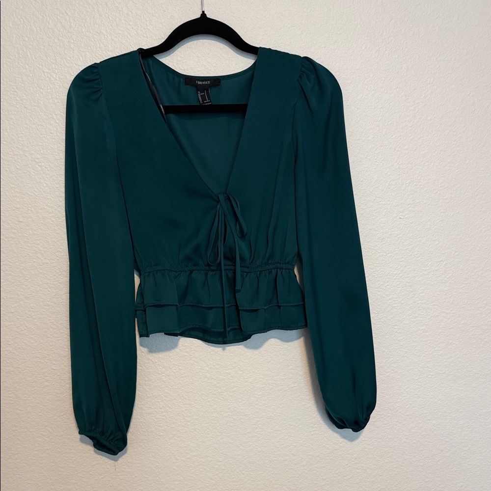Emerald Green Blouse